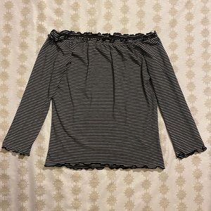 Off the shoulder top.